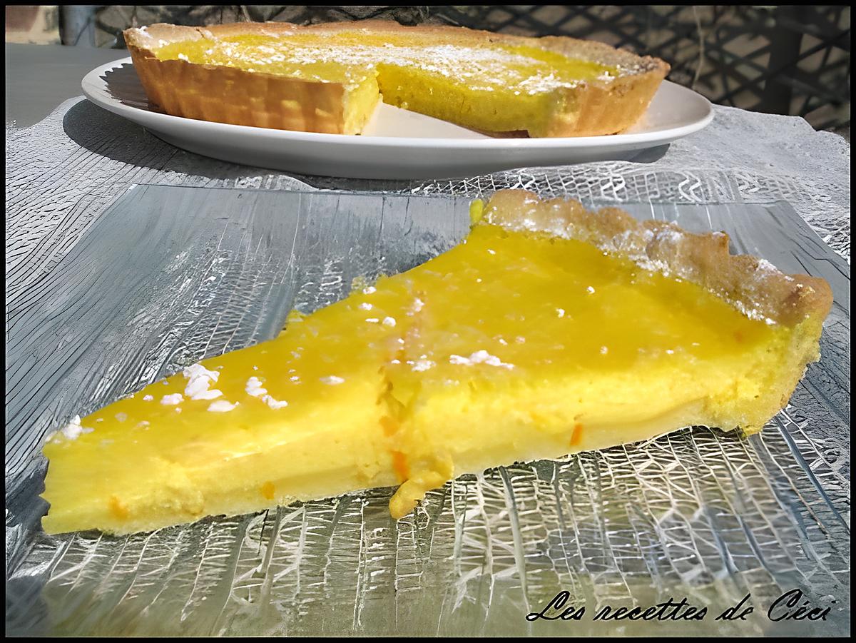 recette Tarte à la ricotta et à l'orange