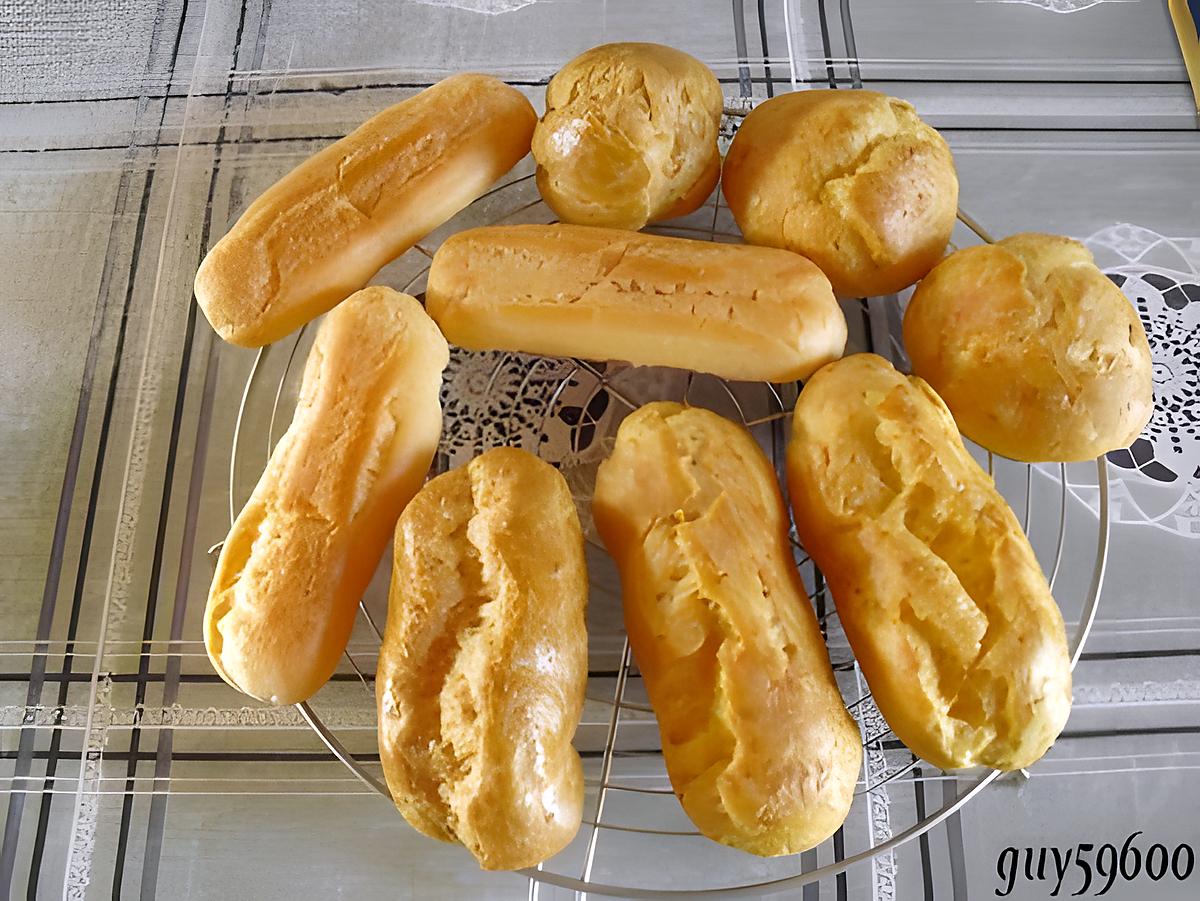 recette éclairs-choux-glands ou salambos