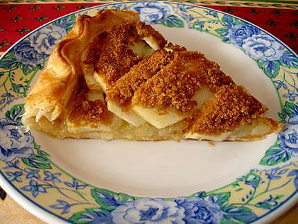 recette tarte feuilletée aux pommes et spéculoos