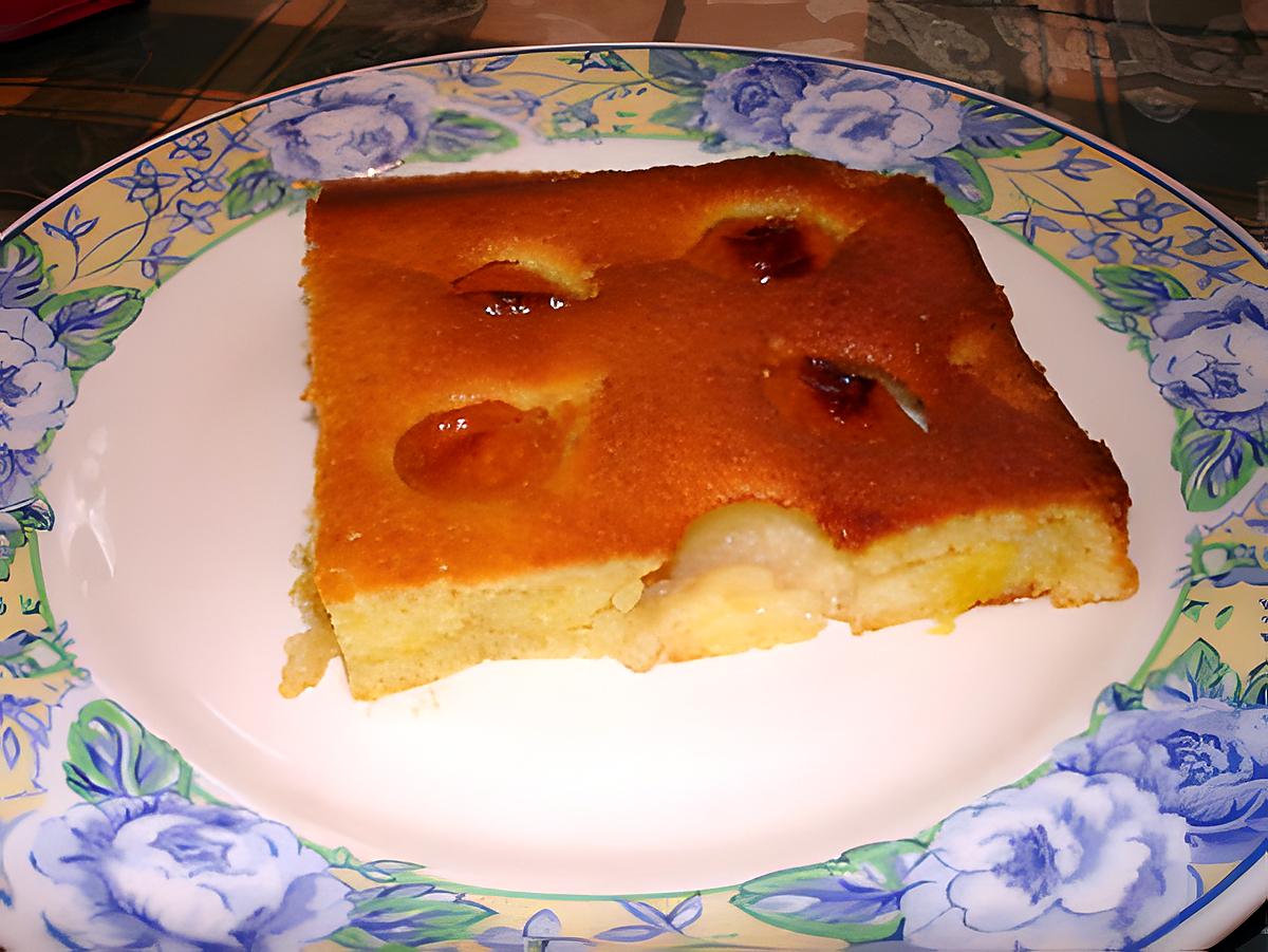 recette Amandine aux mirabelles