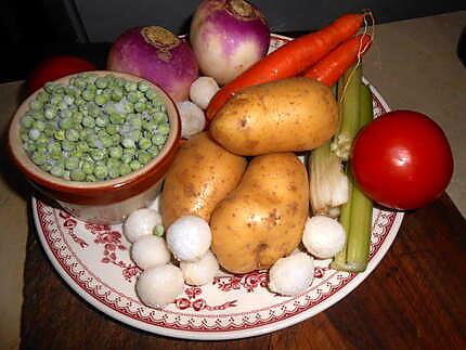 recette Canette rotie aux petits légumes