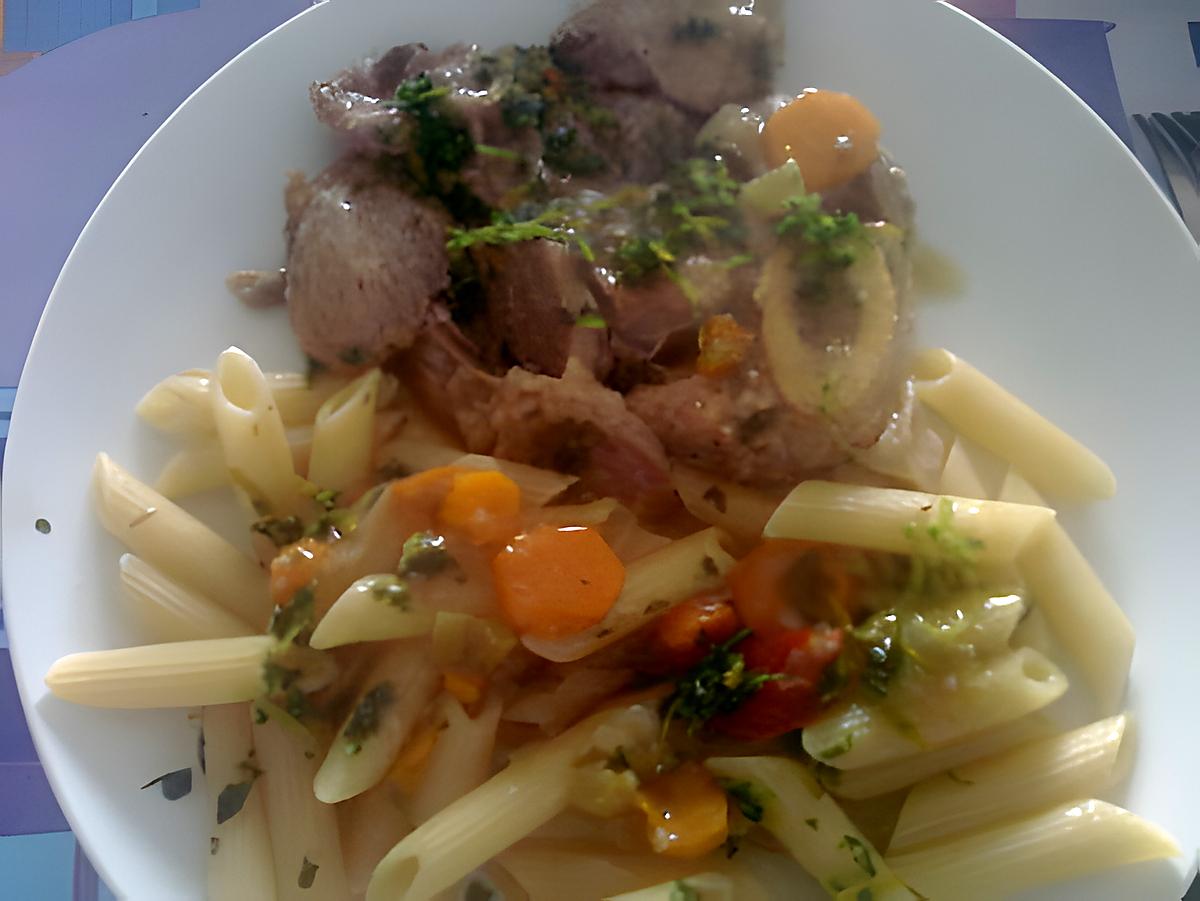 recette OSSO  BUCCO  DE VEAU ET SA GREMOLATA