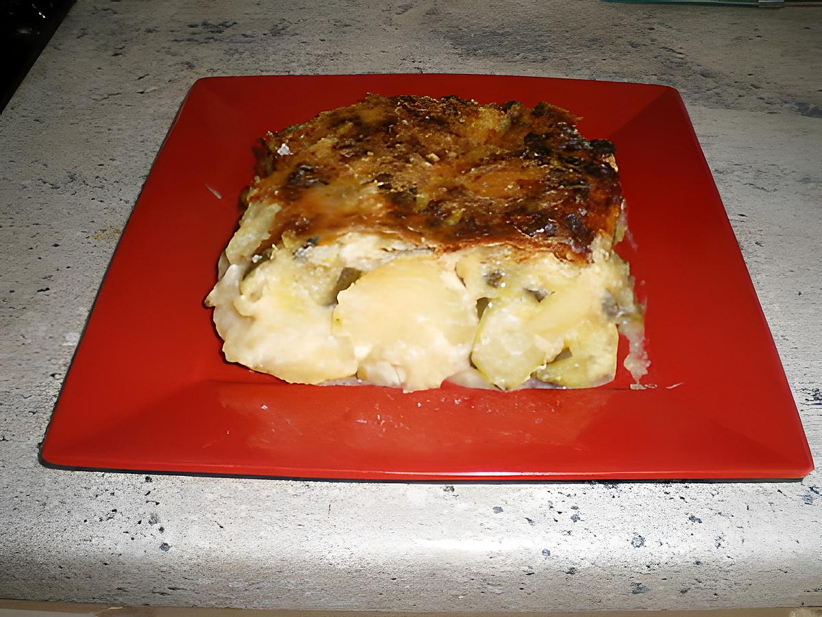 recette GRATIN DE COURGETTES ET POMME DE TERRE