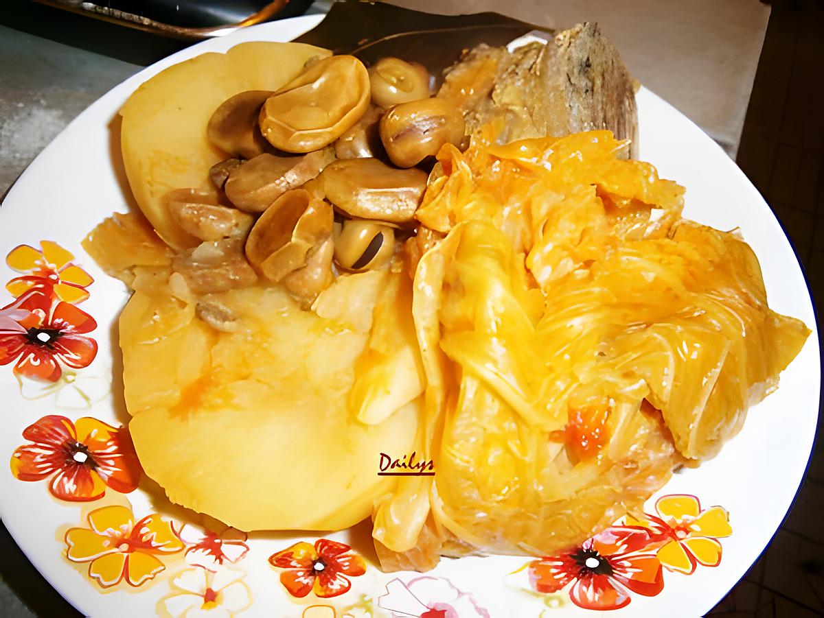 recette Marga Choux Et Fêve (Ragout) à L'Algérienne