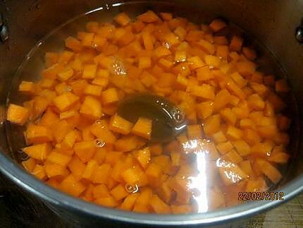 recette Velouté de carottes à la crème fraiche.