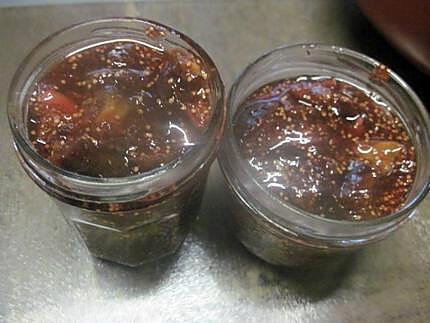 recette Confiture de figues à la vanille.