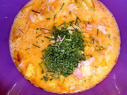 recette FRITTATA  SOUFFLE