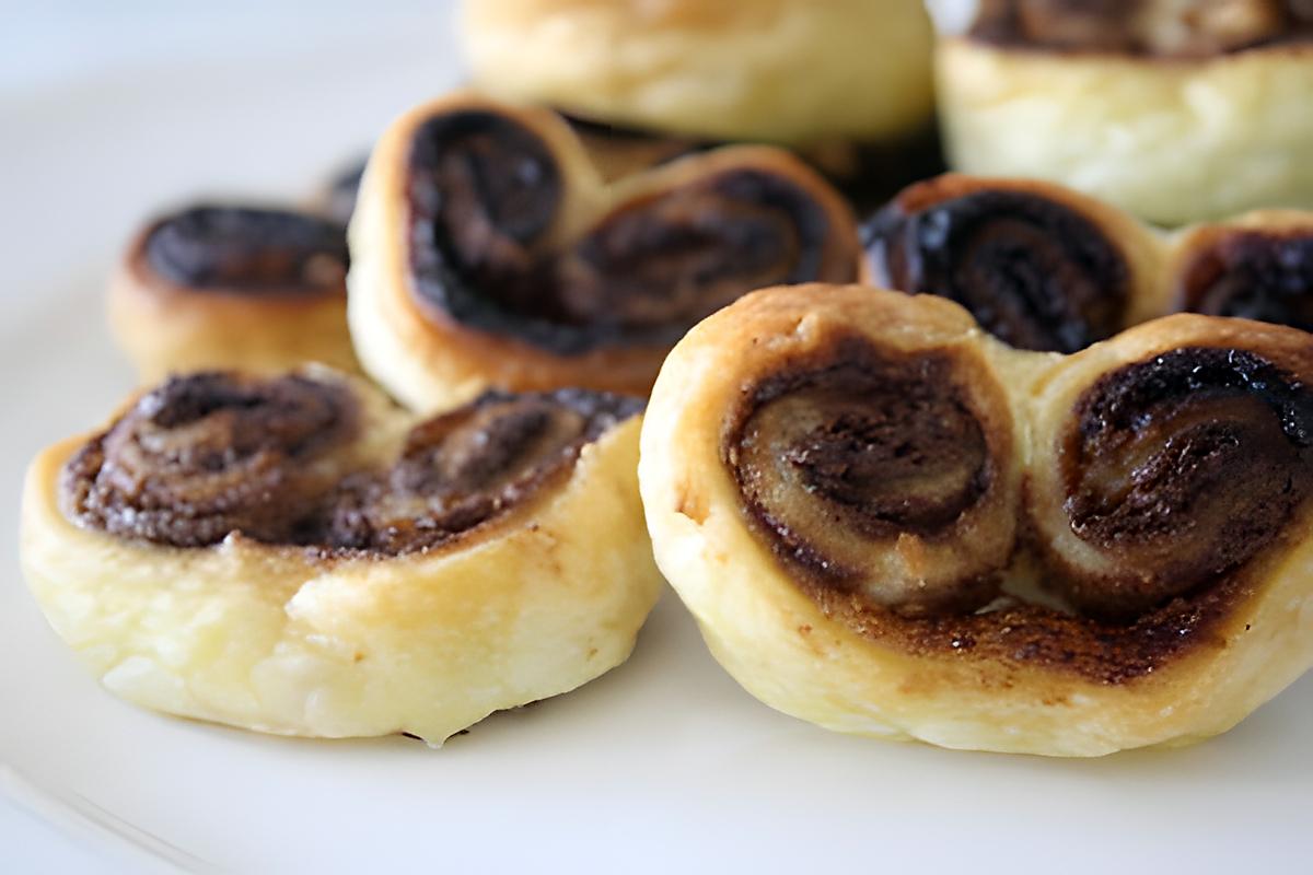 recette Palmier Nutella/Coco