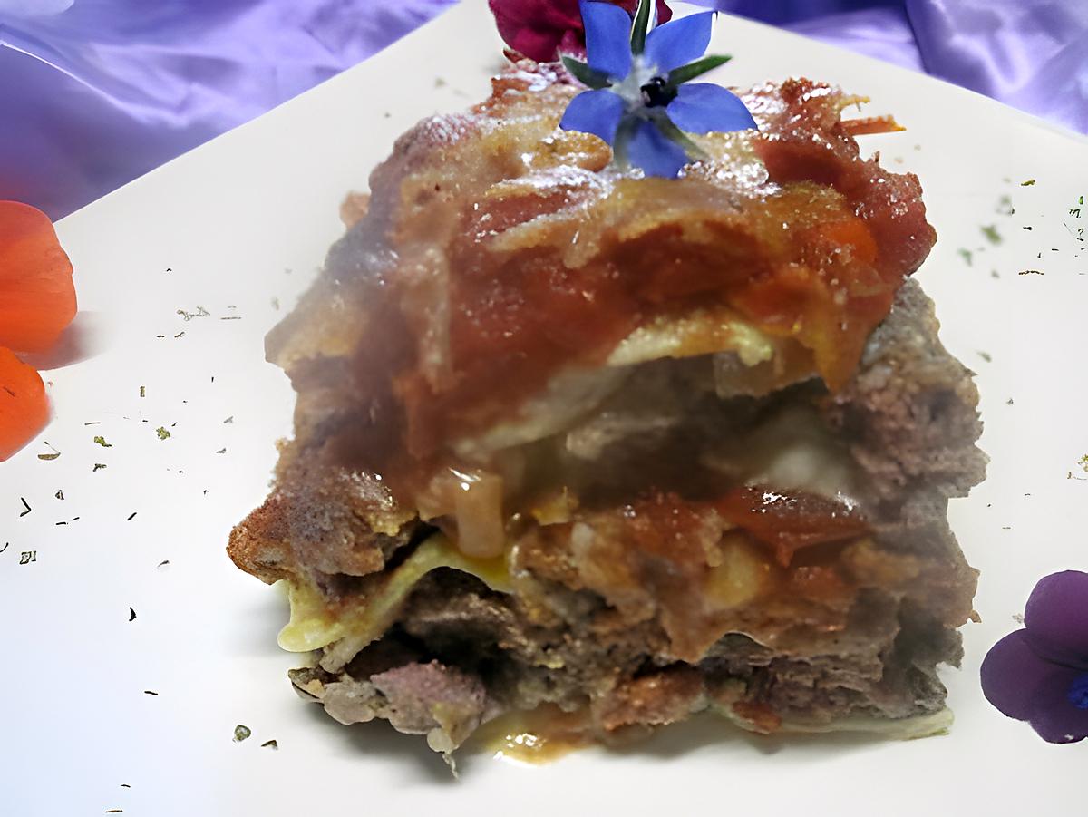 recette Lasagne  à la viande maison.