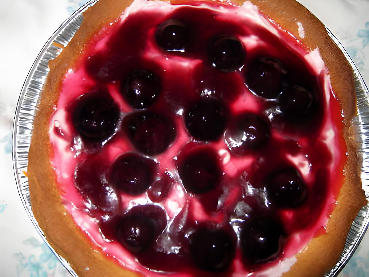 recette Tarte chantilly de griottes