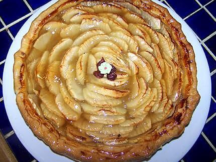 recette Tarte pomme et rhubarbe