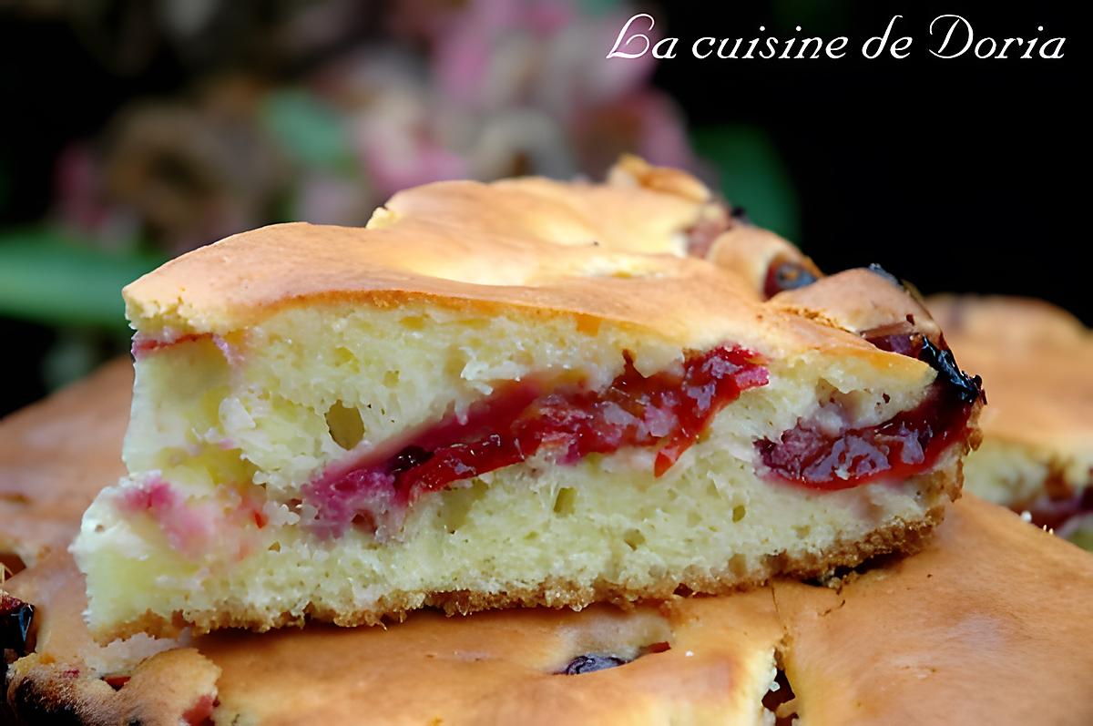 recette Gâteau aux quetsches