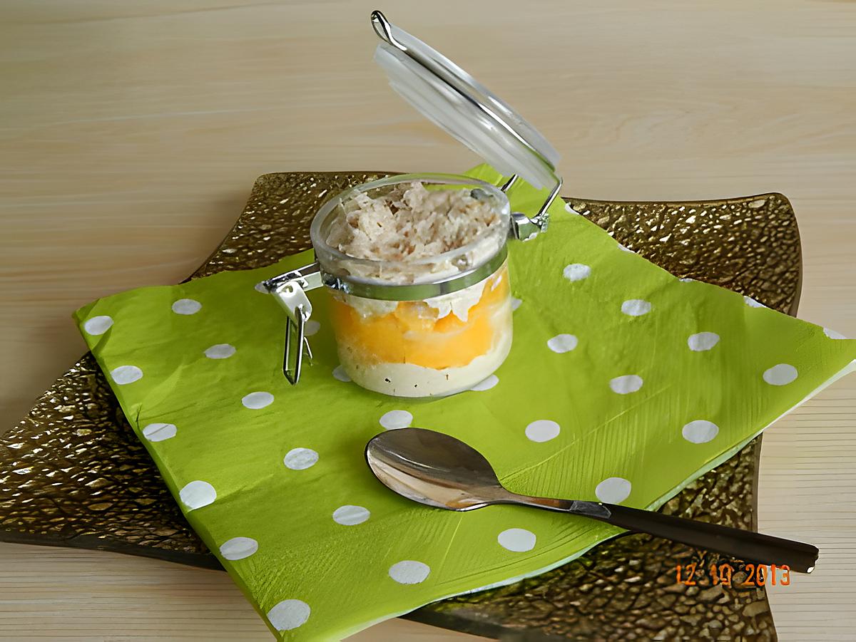 recette verrine pêche et thon