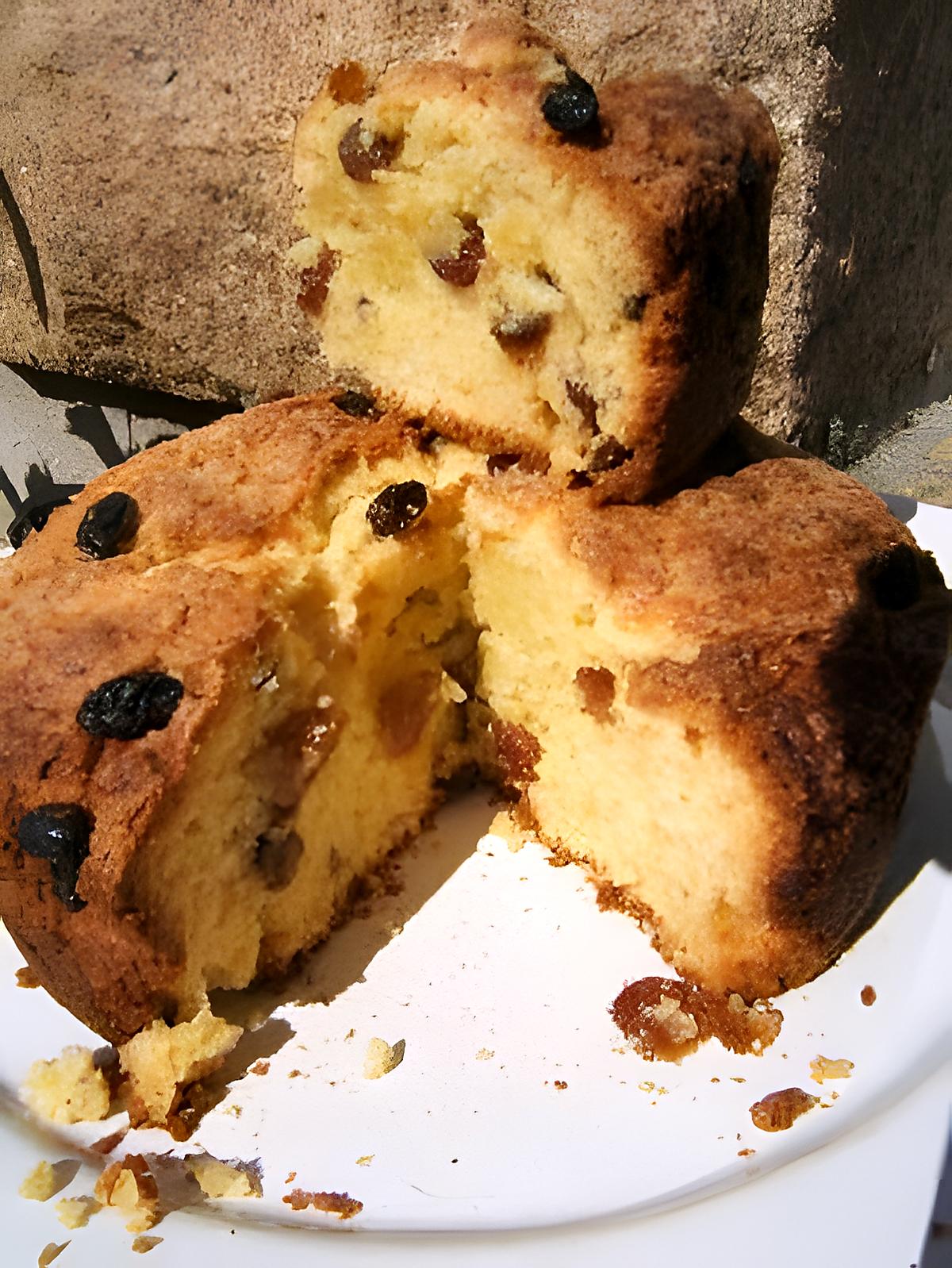 recette Gâteau façon panettone