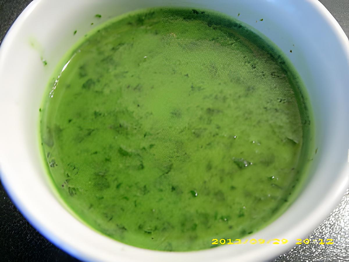 recette jus de persil