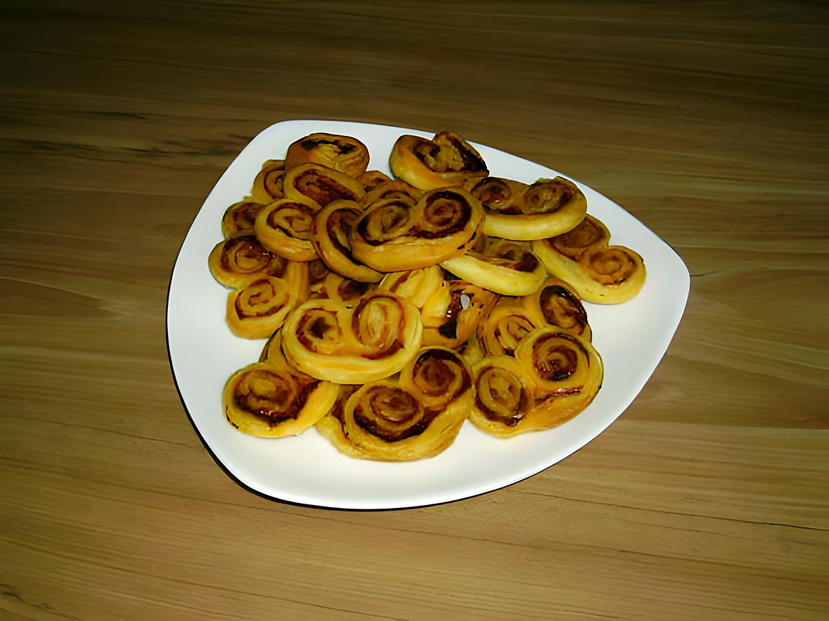 recette palmiers salés pour l'apéro