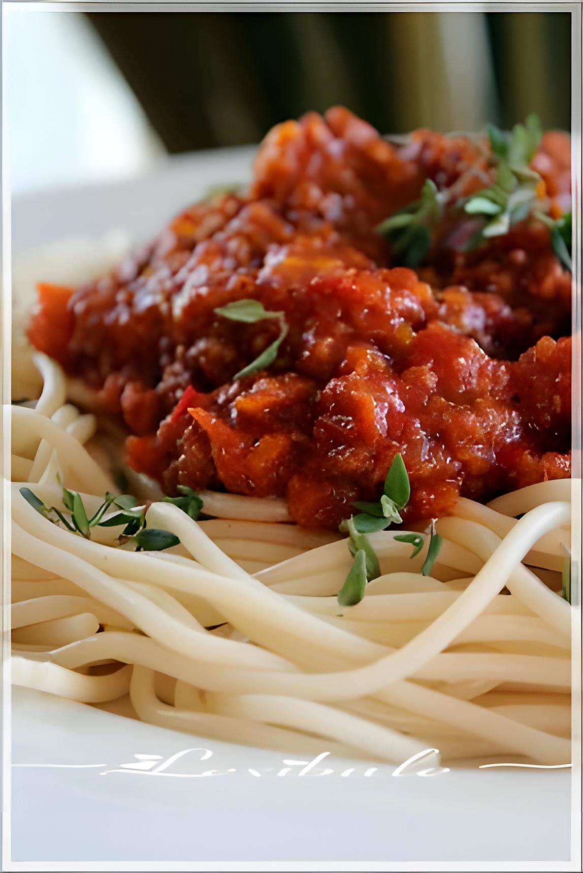 recette ~La sauce à spag de Marilou~