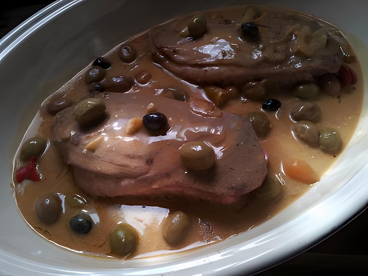recette Magret de canard aux deux olives