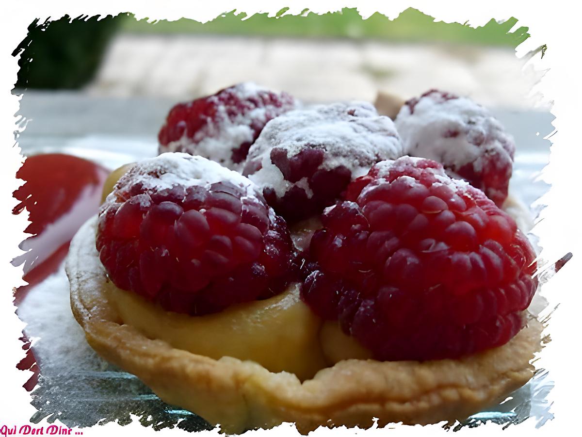 recette Tartelettes framboises & spéculoos