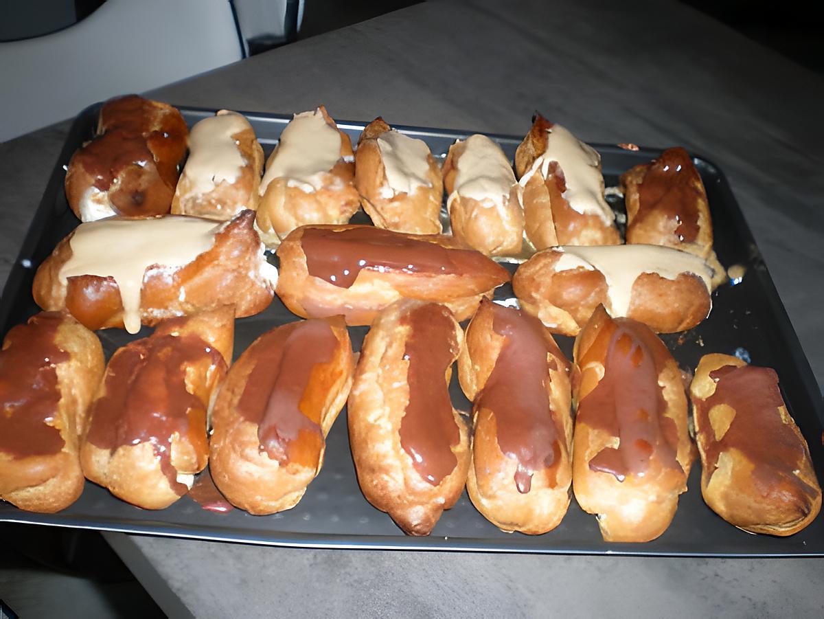 recette ECLAIRS CAFE ET CHOCOLAT