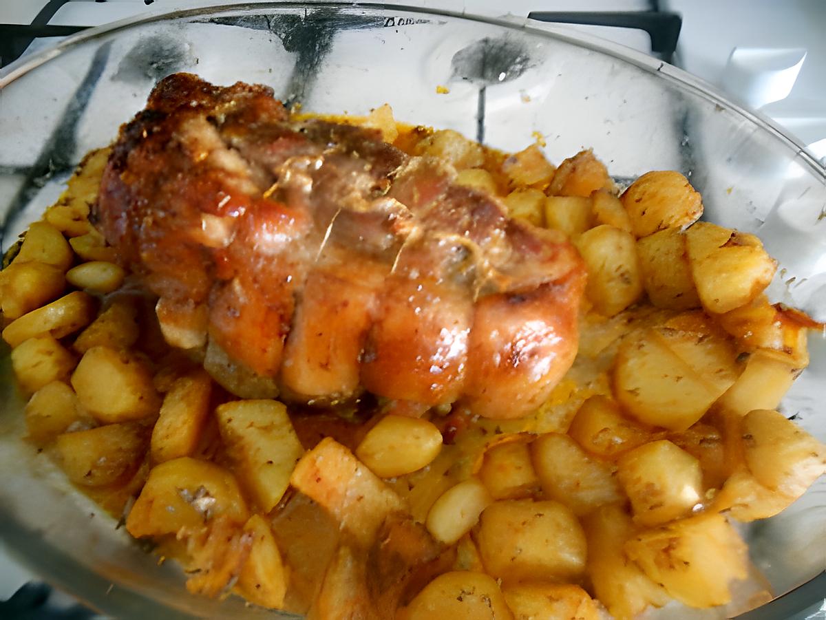 Recette De Roti De Porc Au Four Et Ses Pommes De Terres Ou Frites