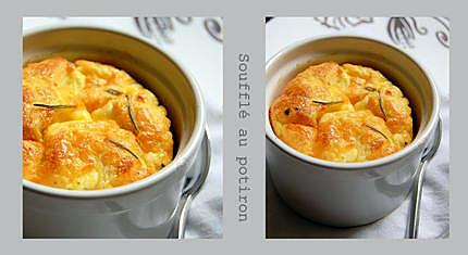 recette Soufflé de potiron, et au cheddar parfumé au paprika.