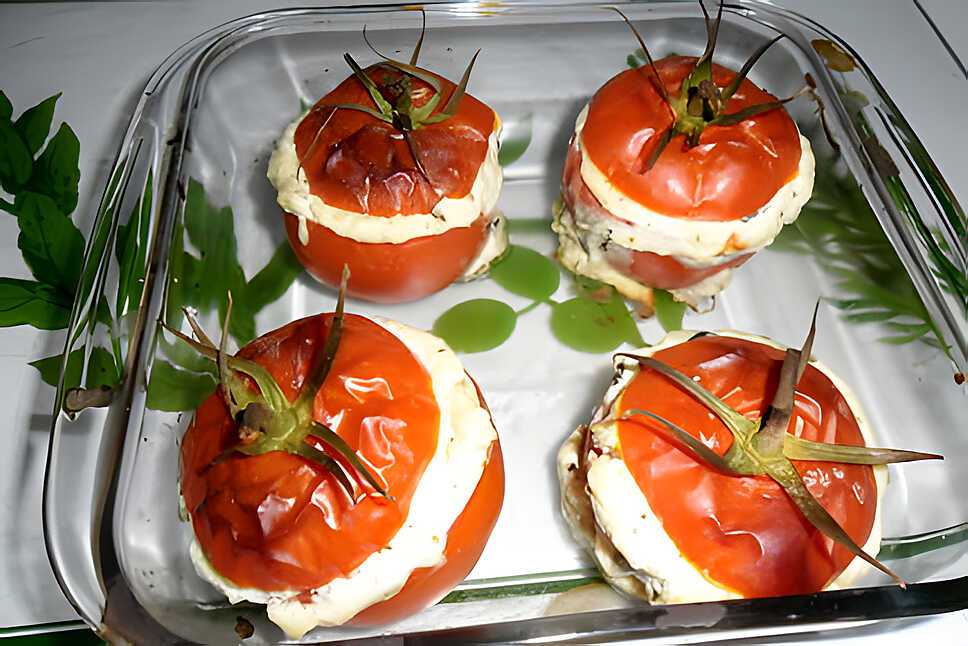 recette tomates farcies ricotta basilic
