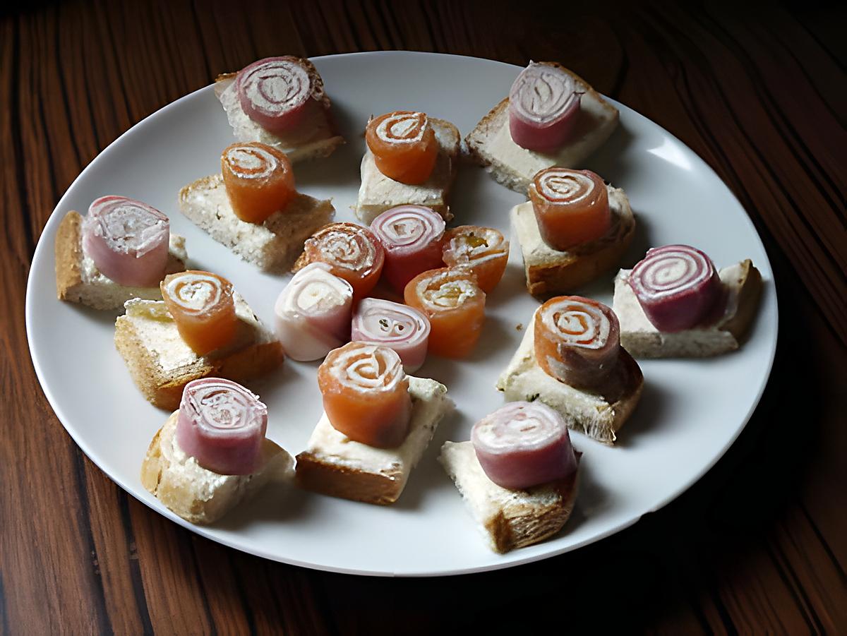 recette Petits roulés au boursin