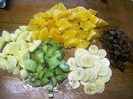 recette salade de fruits au épice réglisse moulue.