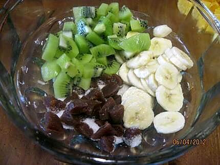 recette salade de fruits au épice réglisse moulue.