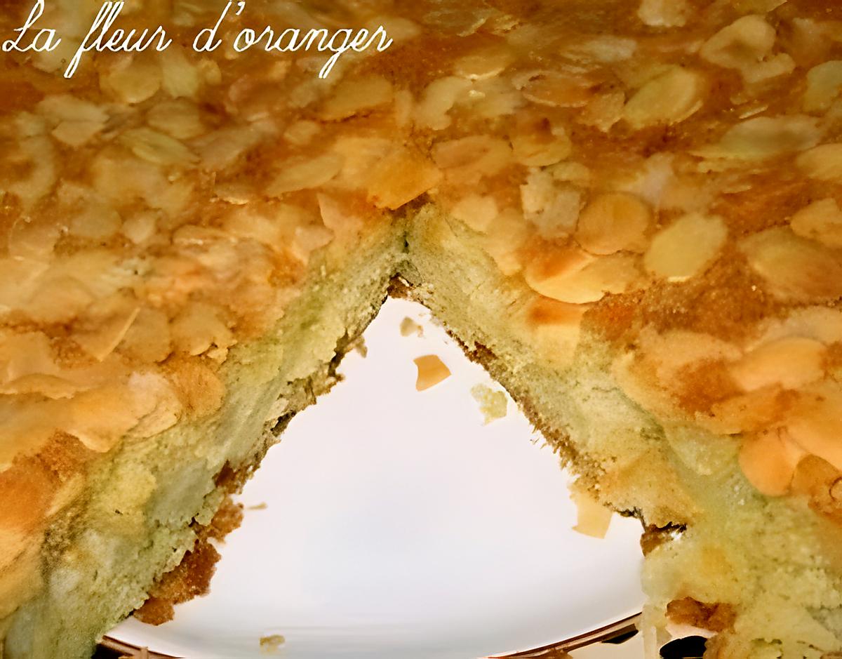 recette Gâteau moelleux aux pommes et amandes