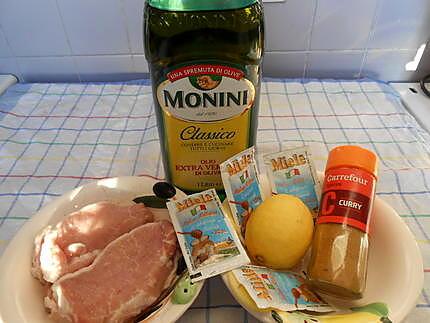 recette FILET  DE  PORC  CURRY  ET  MIEL