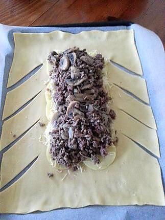 recette Viande en croûte, aux champignons