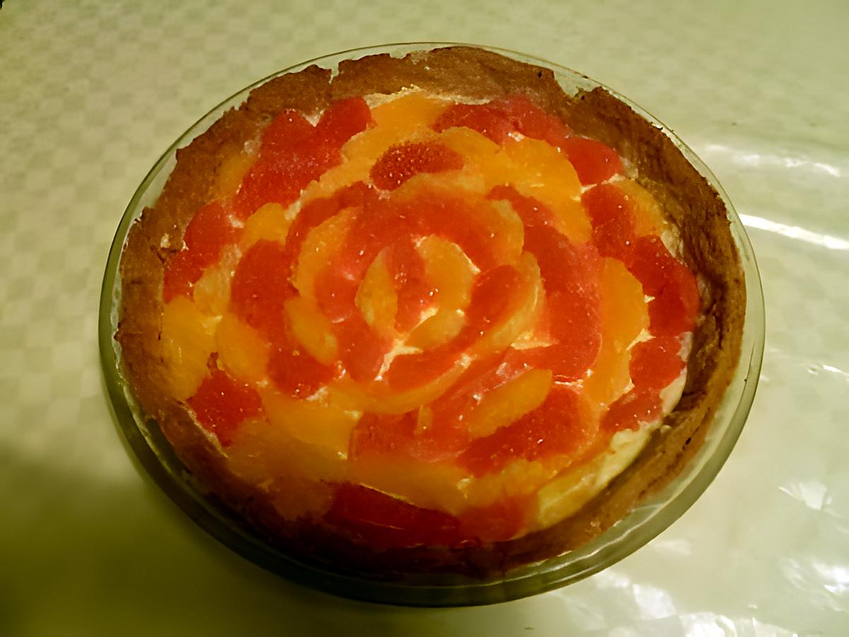 recette TARTE A L'ORANGE ET CLEMENTINE