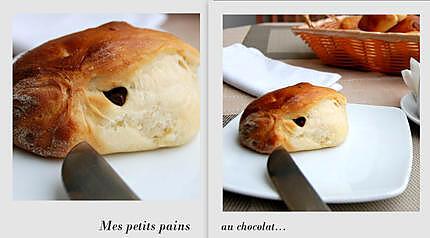 recette Pain au lait au chocolat.