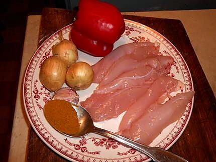 recette Aiguillette de poulet au ras-el-anouth