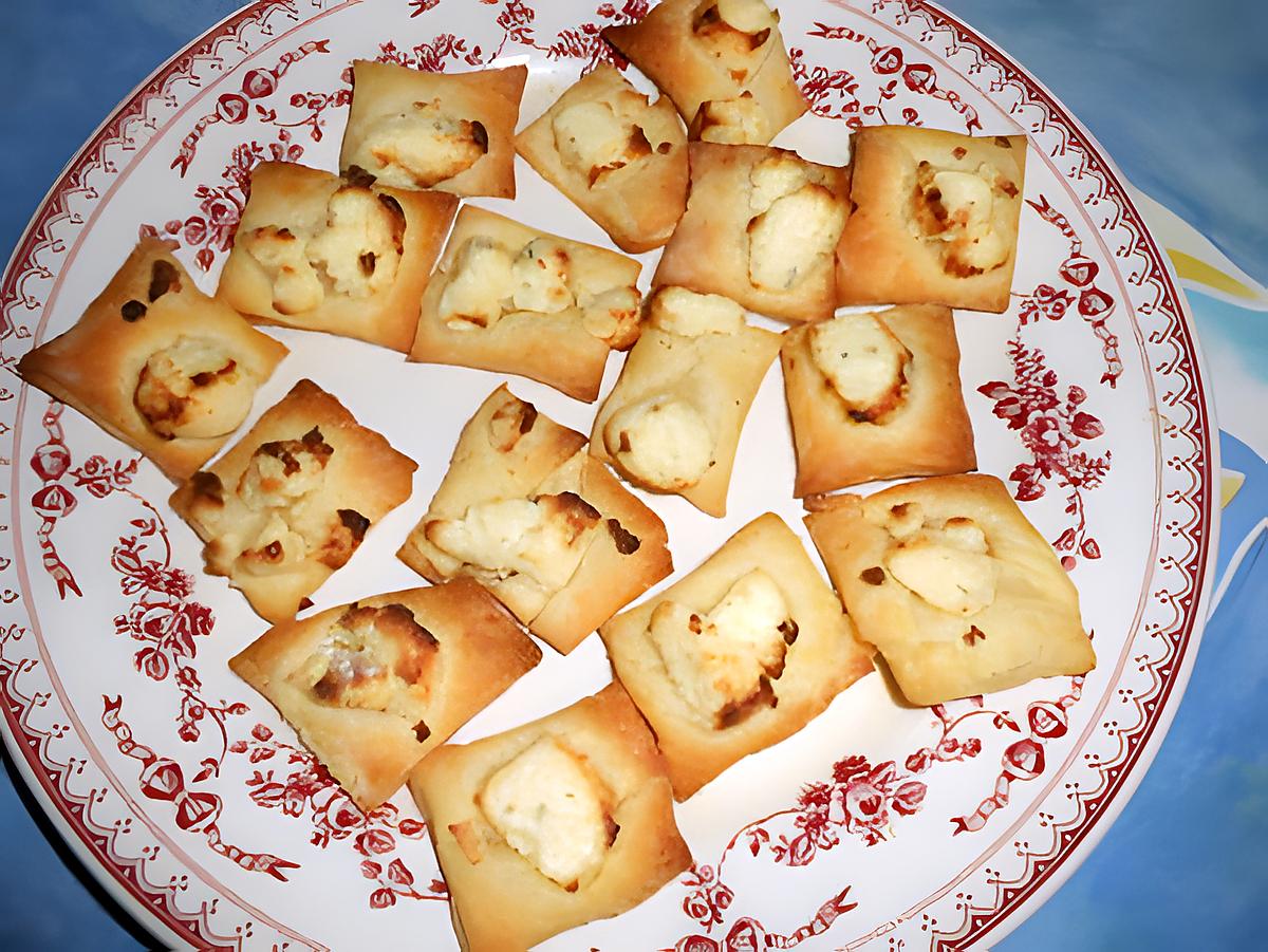 recette Petits feuilletés au boursin