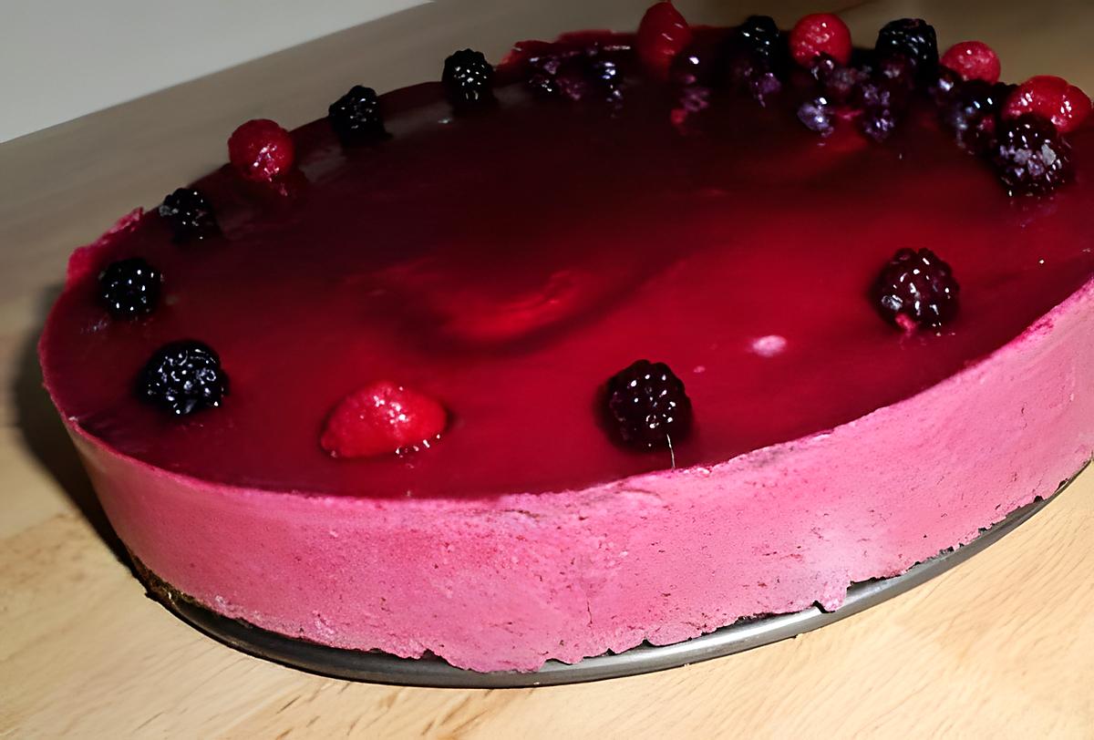 recette Bavarois aux fruits rouge