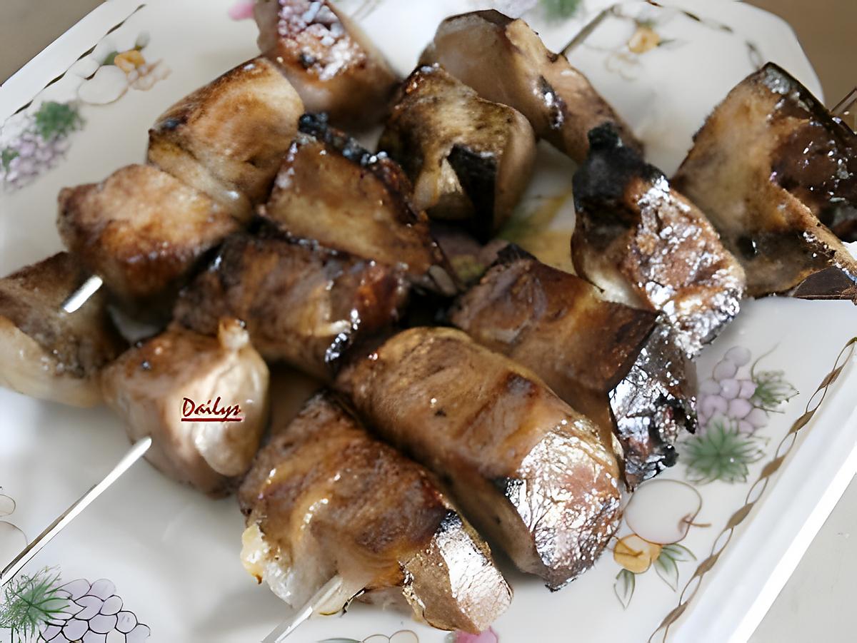 recette El Melfouf (Brochette De Foie Au Barbecue)