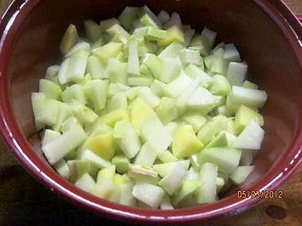 recette Velouté de chou rave et chouchou.