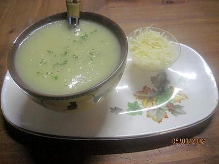 recette Velouté de chou rave et chouchou.