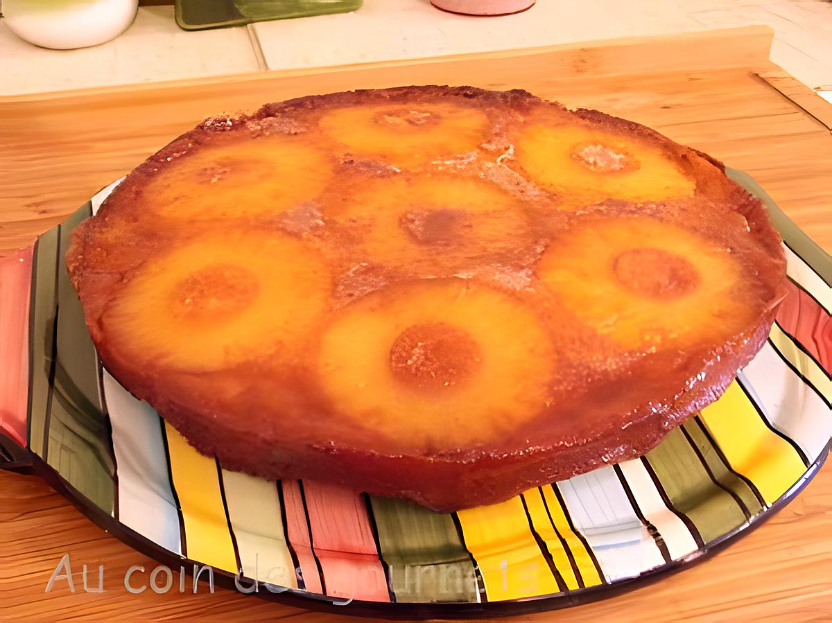 recette Gateau renversé à l'ananas