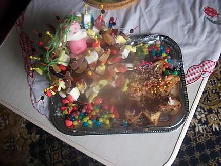 recette gateau    anniversaire  en    bonbons pour      5 ans de ma petite fille   et gateaux au nutella