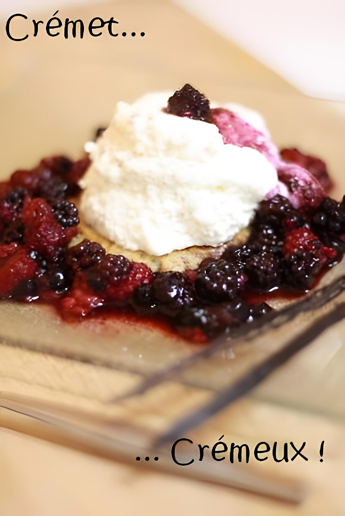 recette Crémet aux fruits rouges