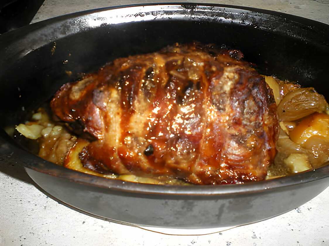 Recette de RÔTI DE PORC AUX PRUNEAUX par ROSELINE 26