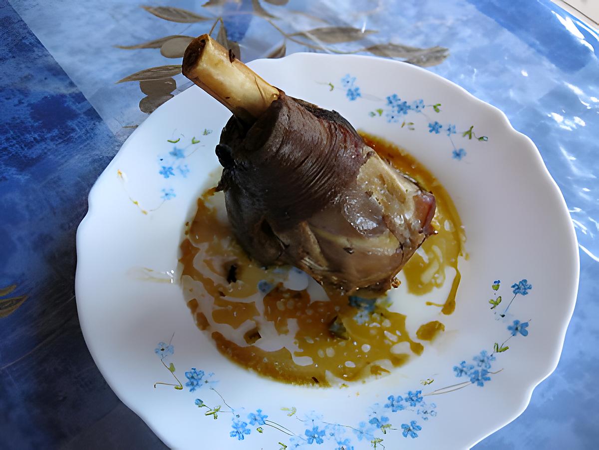 recette souris d'agneau confites thym romarin miel