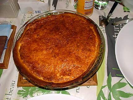 recette Quiche au lard et au cantal