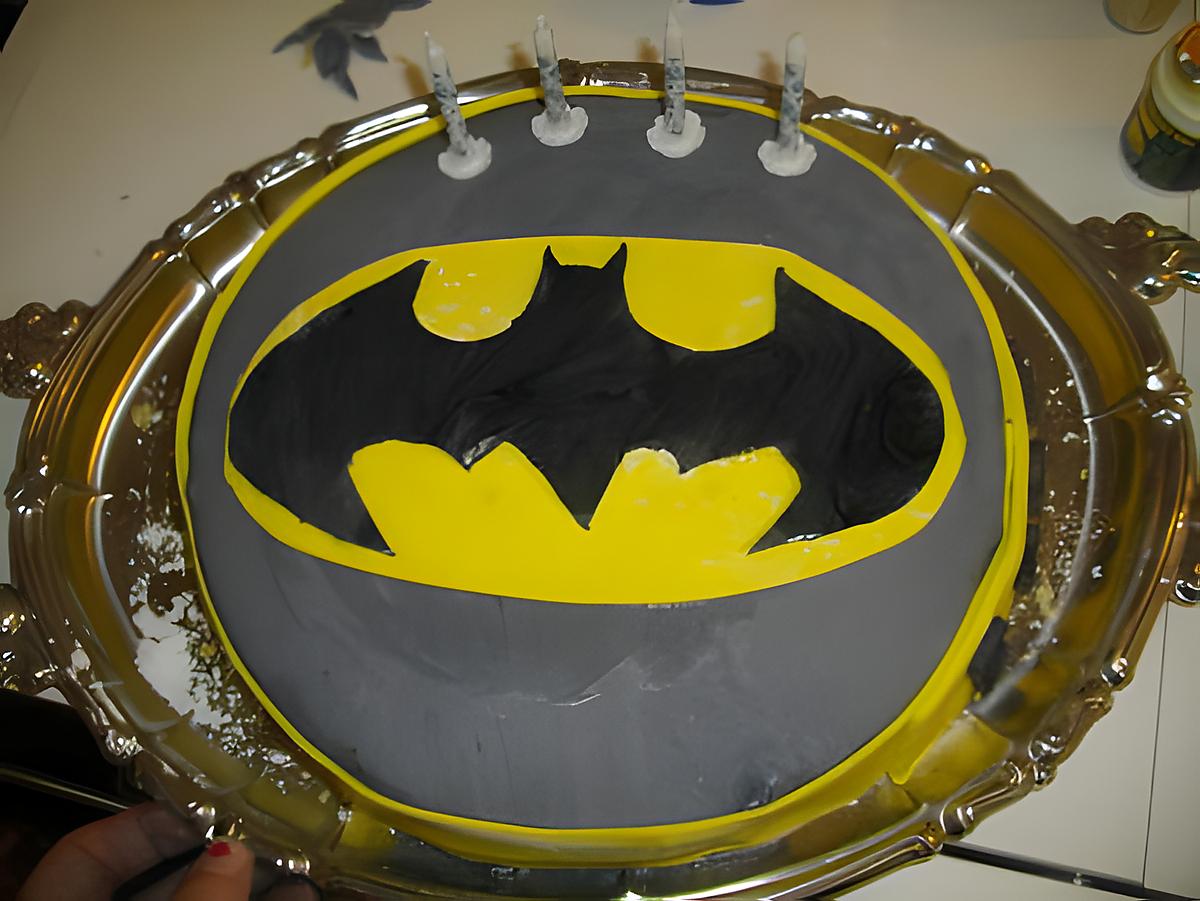 recette gâteau  batman