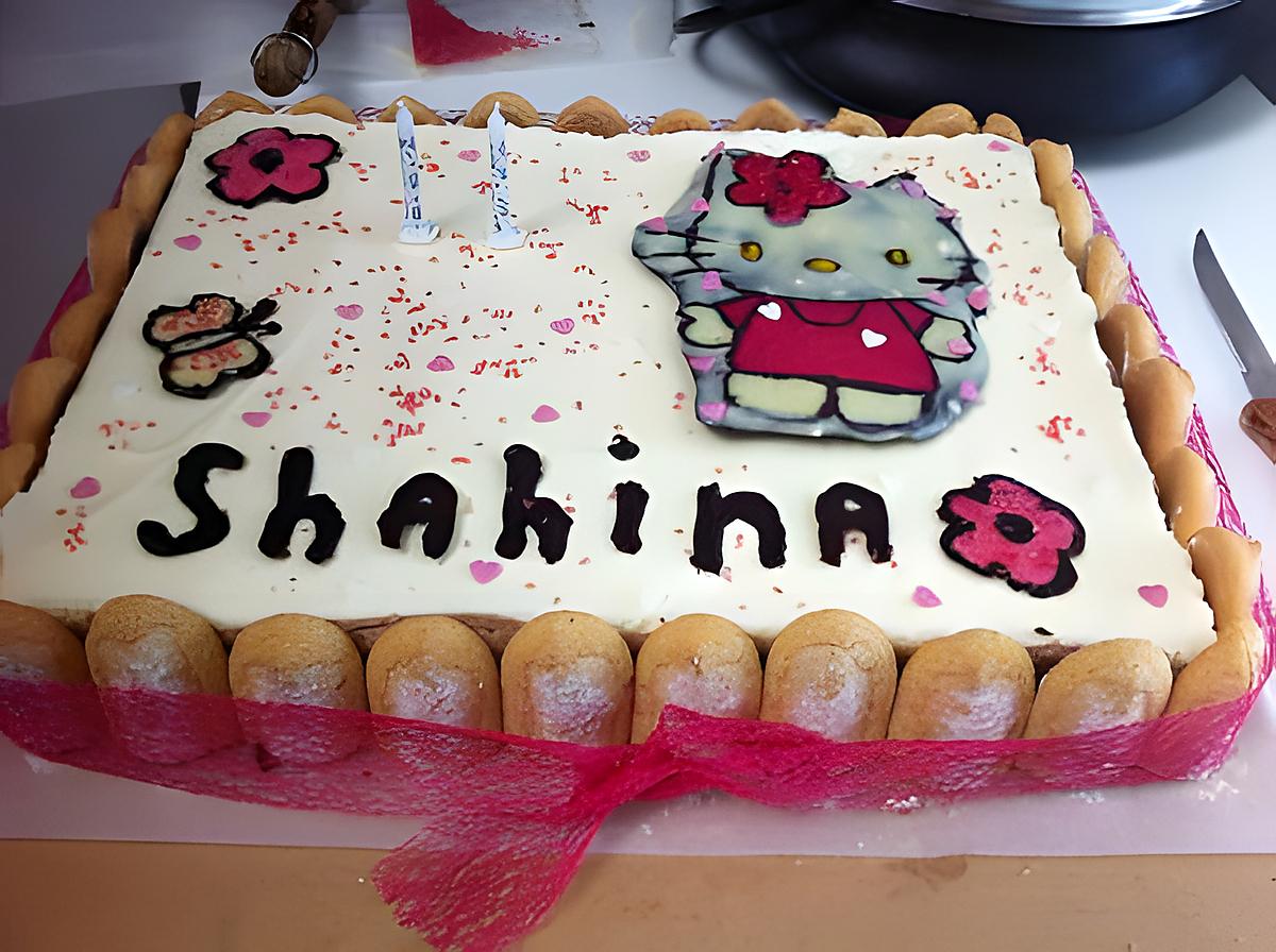 recette gâteau hello kitty