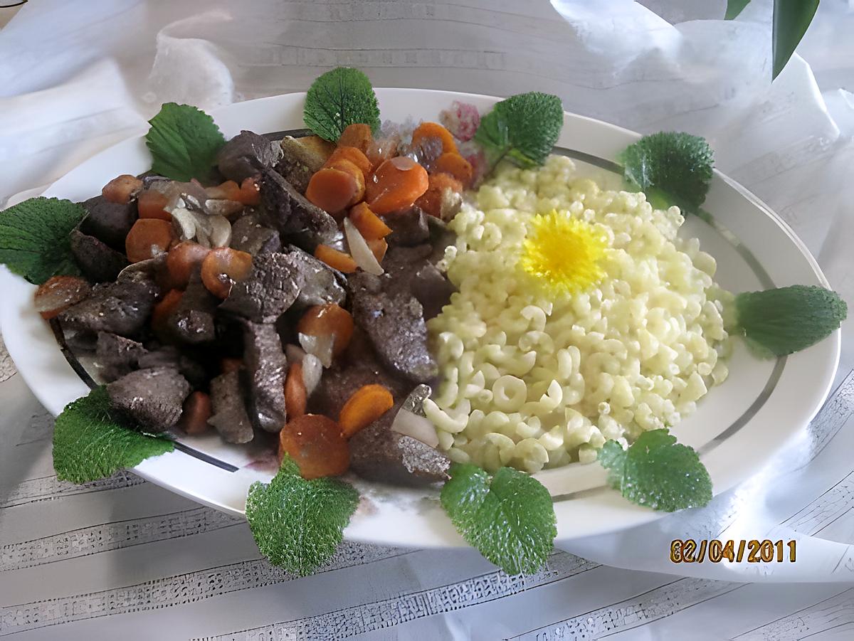 recette Boeuf carottes.au WOK.